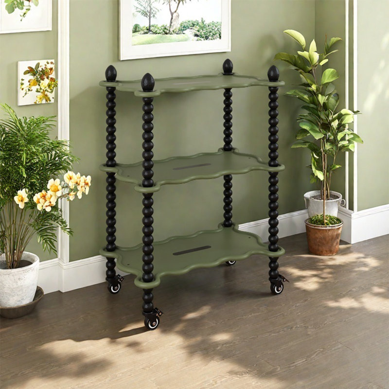 Rangement de plancher d'intérieur à plusieurs niveaux, H 33,46 po x l 23,62 po x P 15,75 po, Vert