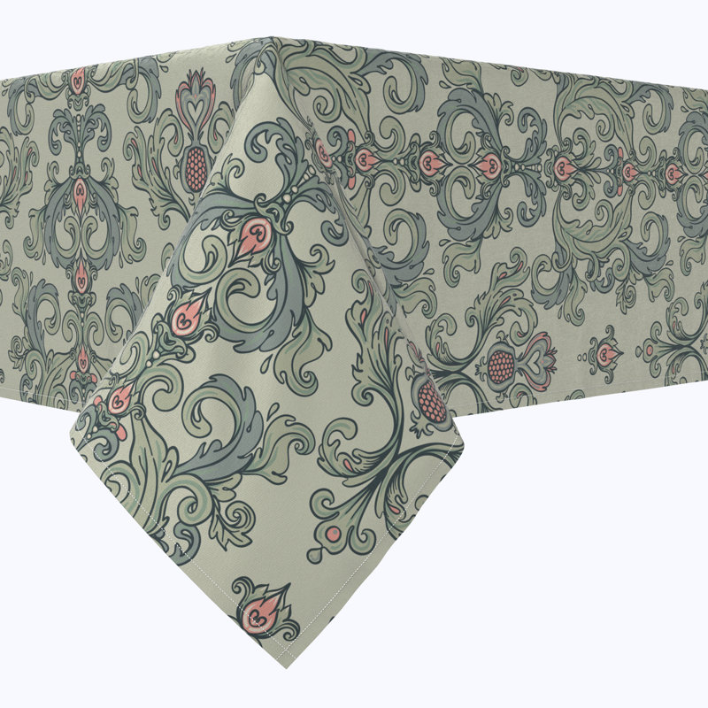 Floral 11 Cotton Tablecloths Floral, 120" x 60"