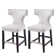 Eccleshall Upholstered Counter Stool with Solid Wood Frame