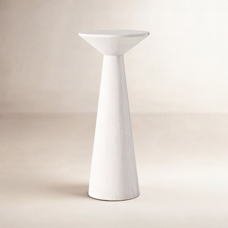 Table de bout Newton, H 22,83 po x l 9,84 po x P 9,84 po, Blanc