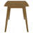 Retro Chestnut Dining Table With Angled Legs
