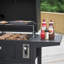 Barbecue au charbon en baril avec tablettes latérales 24 po Royal Gourmet