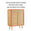 Rangement pour chaussures en bois massif Burlywood