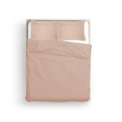 400TC Cotton Sateen Solid Duvet Cover Set