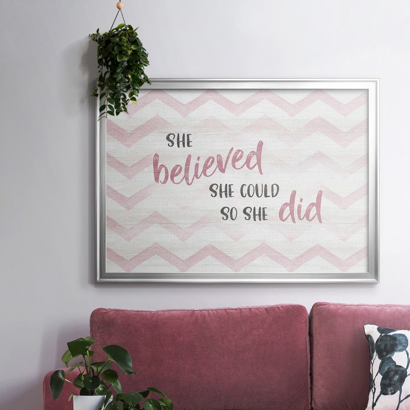 «Believed She pourrait», toile tendue avec châssis, H 18 po x l 26 po x P 1,5 po, Argent