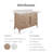Cirilla 48" Freestanding Single Bathroom Vanity With Engineered Marble Top And White Ceramic Basin-36252885