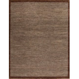 Textures Hand Knotted Wool Area Rug in Brown
