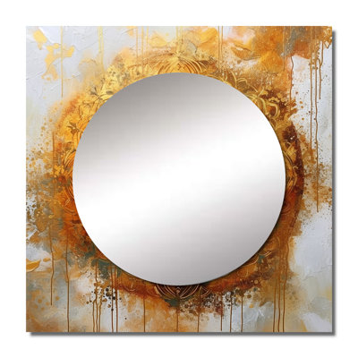 Khaleda - Boho Mandala Square Mirror For Wall Art Decor