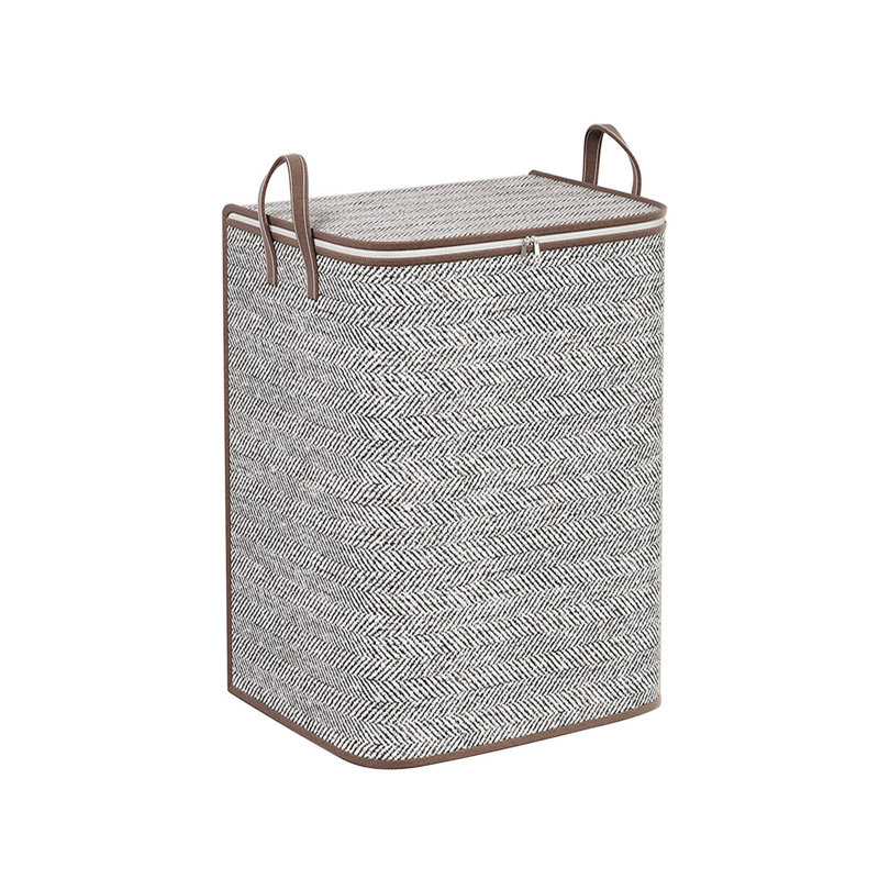  180L Non Woven Storage Bins with Lids & Reinforced Handles, Large Clothes Storage Basket Containers, Closet Organizers and Storage for Clothing, Sweater, Comforter, Bedding