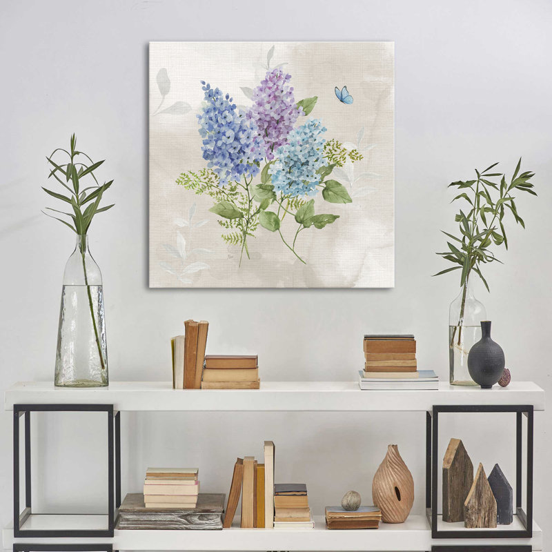 "Lilac Cluster I" par Nan, reproduction sur toile, H 28 po x l 28 po x P 1,5 po