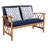 Calhoun Acacia 4 - Person Patio Conversation Sets with Cushions