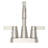Centerset 2-handle Bathroom Faucet with Drain Assembly