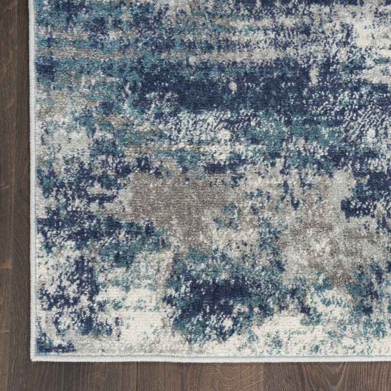 Rensselear Abstract Indoor Rug, Rectangle 5'3" x 7'3"