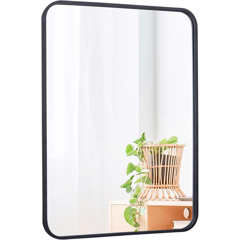 Miroir de salle de bain 24x32 ", Noir