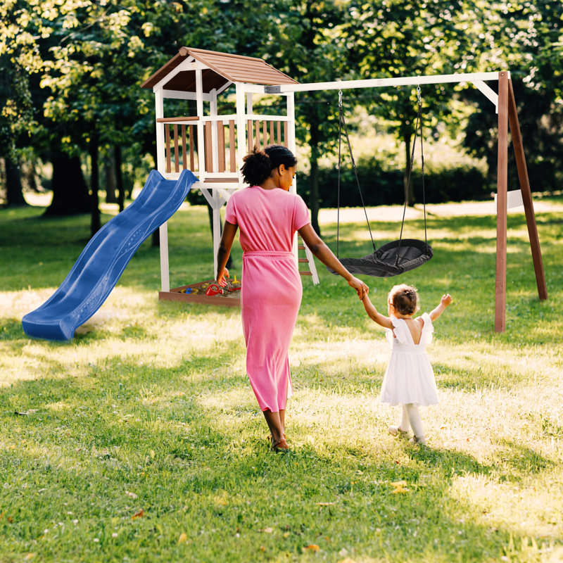 AXI Swing Set with 1 Swing(s) , 1 Slide(s), Blue