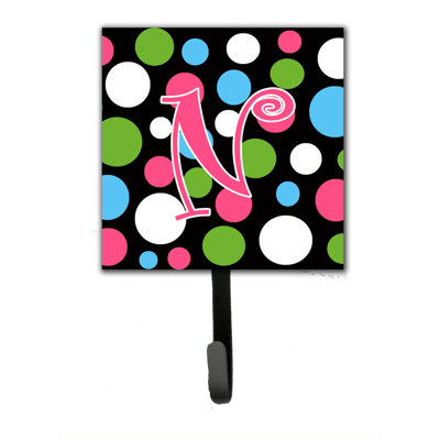 Crochet mural polkadot monogramme