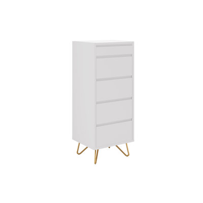 Northborough Solid Wood 45 cm W Chest of 4 Drawers