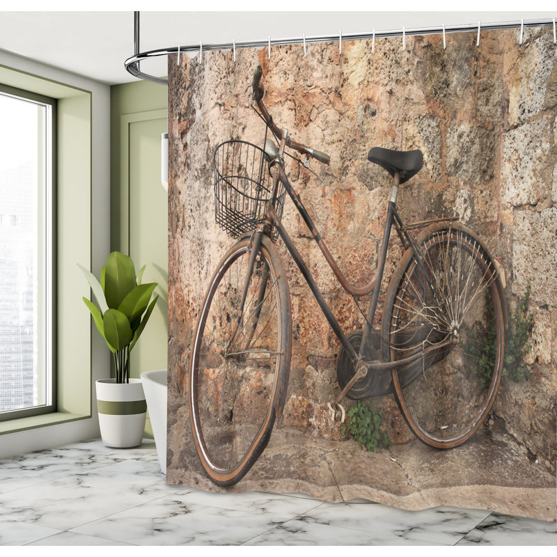 Besim Shower Curtain with Hooks Included
