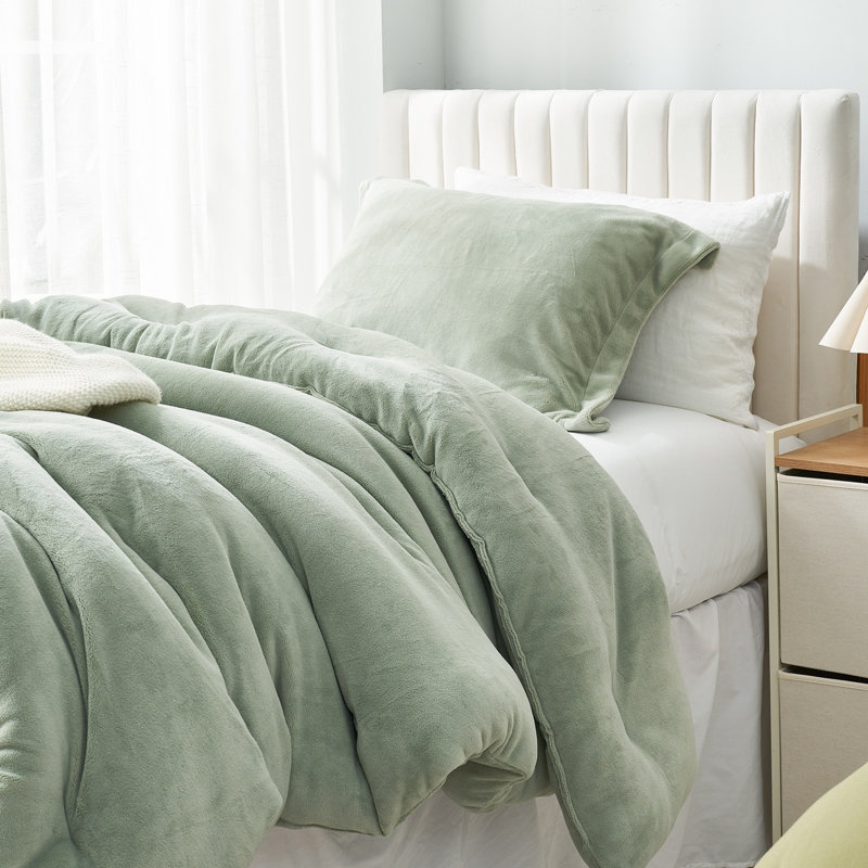 Warmer than Warm - Coma Inducer Oversized Comforter Set - Desert Sage, Twin Extra Long Comforter + 1 Standard Sham