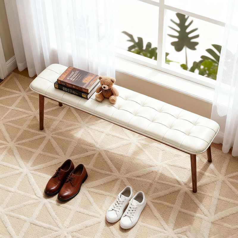 Bois pour banc de salle à manger, Beige