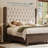 Behka Tufted Upholstered Platform Bed with Wood Frame and Tall Headboard,Brown-1288799078-1288799080