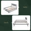 Lit plateforme double avec lit gigogne réglable-1813806224