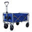 Chariot pliable à roulettes pliable avec roues et porte-boissons pour l'extérieur, le camping, le jardin et le magasinage