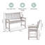 Solid Wood Outdoor Bench