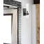 Applique murale 1 lumière noire en verre de style campagne moderne pour meuble-lavabo