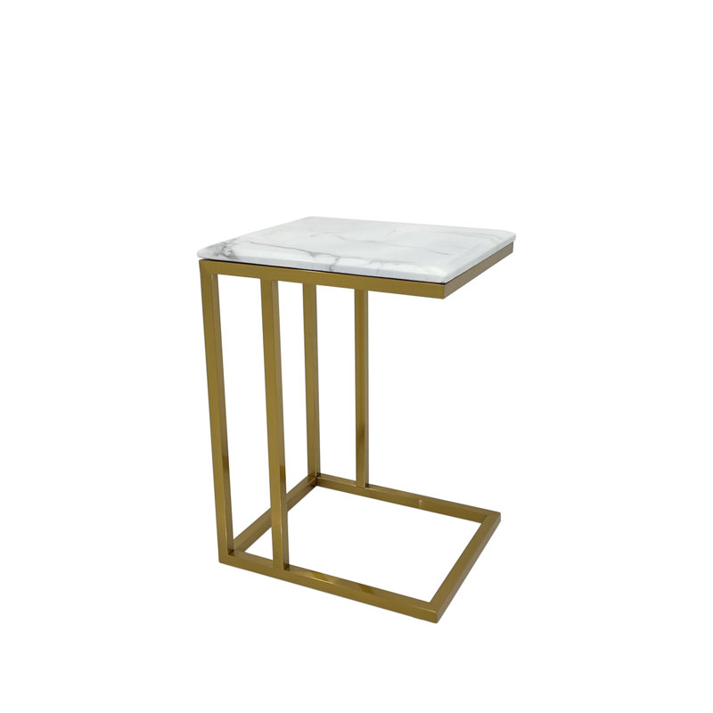 End Table With Marble Top
