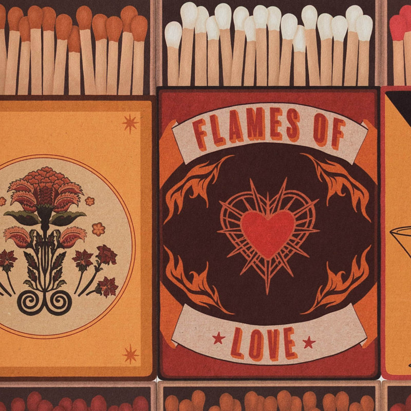 The Perfect Match Golden Hour Multi Wallpaper
