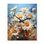 Horloge murale bamber - marguerites-155139784