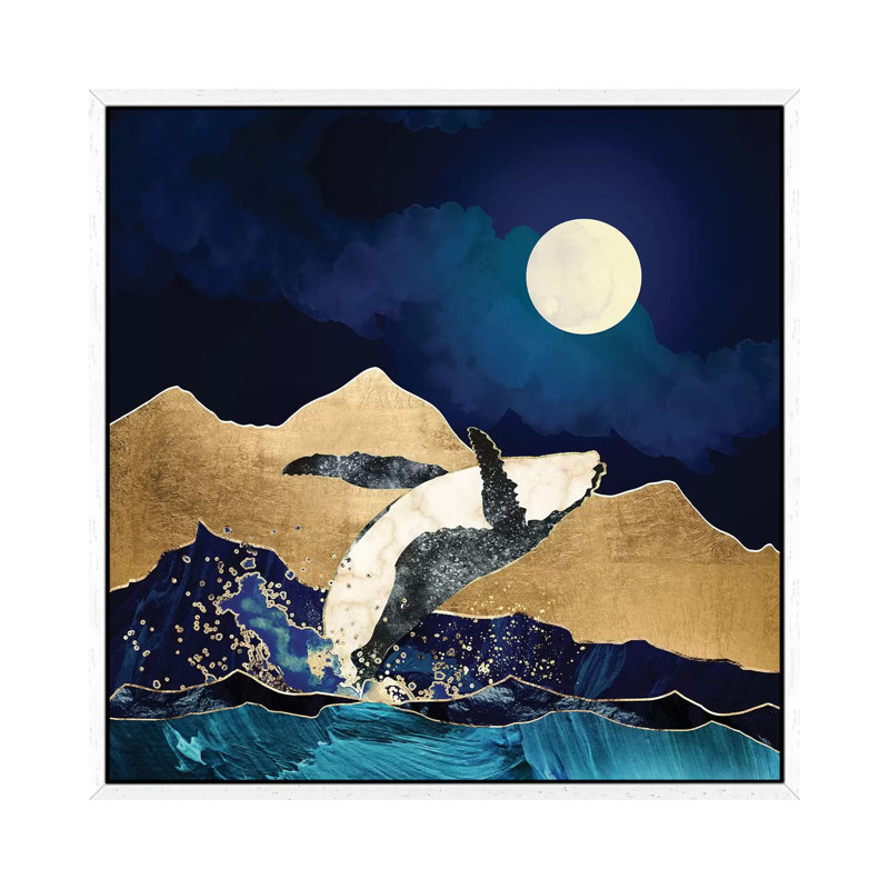 Live Free - Print on Canvas, 66.04 cm H x 66.04 cm W, White Framed