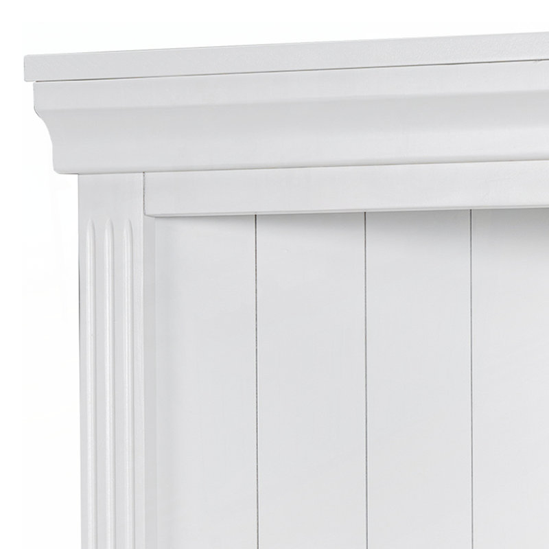Tablette de coin en bois massif durable, pieds réglables et ensemble anti-basculement pour un rangement sécuritaire et élégant