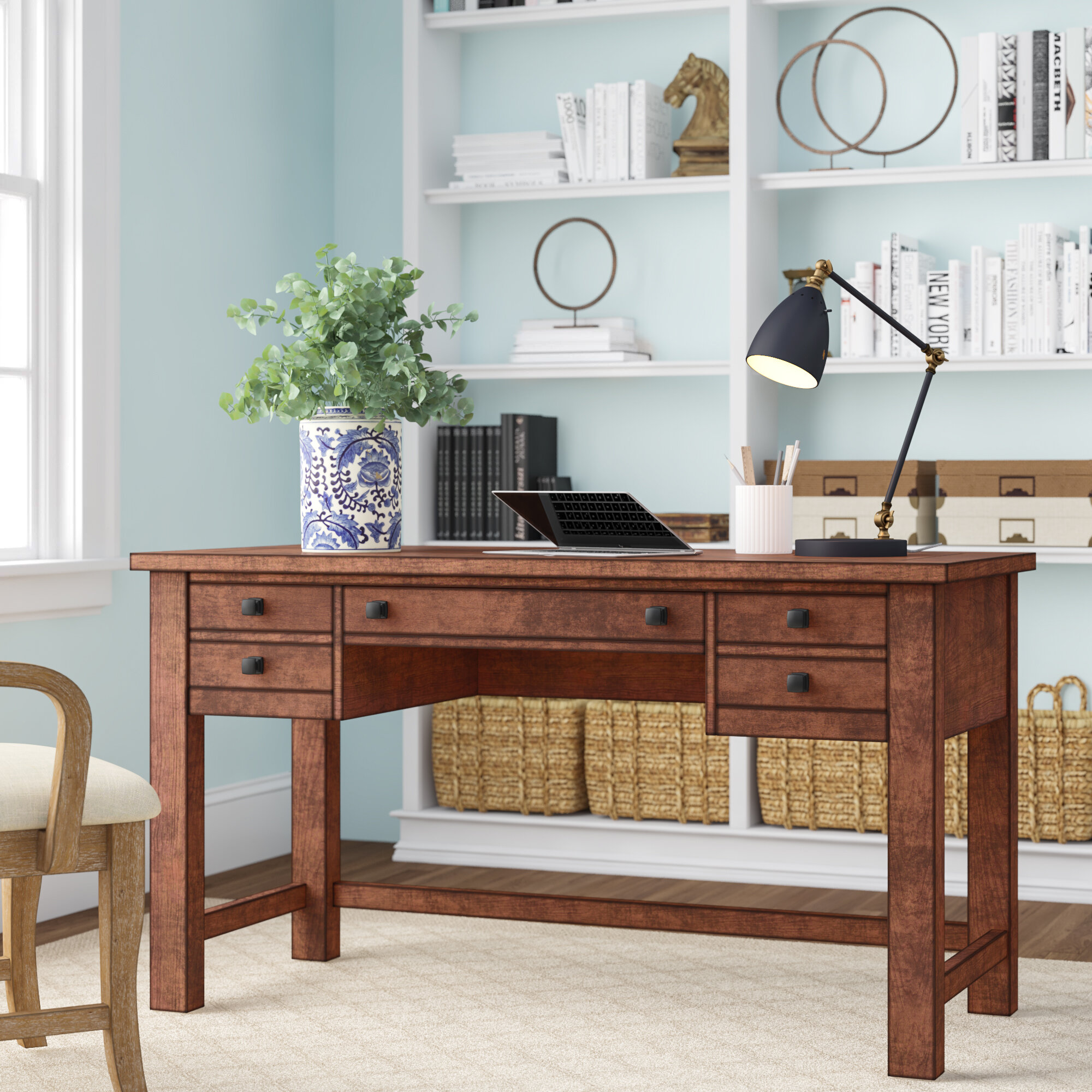 Red Barrel Studio® Nicco Writing Desk & Reviews | Wayfair