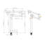 Robinet remplisseur de pot avec tige d'extension-104406301
