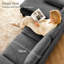 4 Seater Corduroy Sofa-254720262