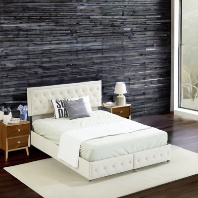 Grand lit plateforme 43,5 po Saryn