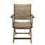 Trista 6 - Person Acacia Wicker Patio Dining Set with Rectangular Table