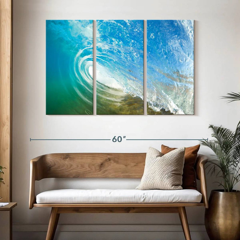 Gillard Clear Ocean Wave, 32" H x 50" W