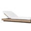 Chaise longue d'extérieur inclinable en teck