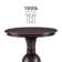 Knight 26” Round Pedestal End Table