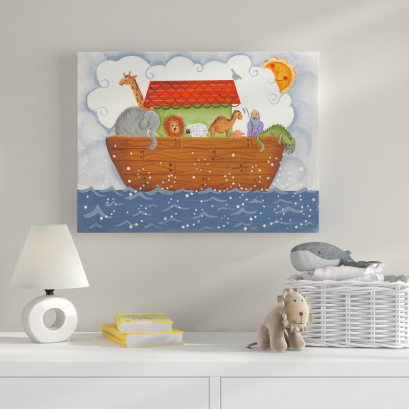 « noahs ark 1 », art sur toile, H 24 po x l 32 po x P 2 po