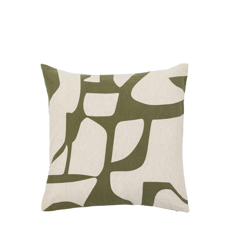 Skara Graphic Cushion 450x450mm, Green