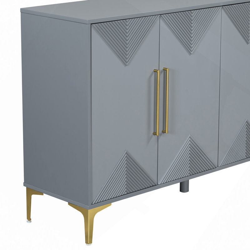 Armoire décorative, Gris
