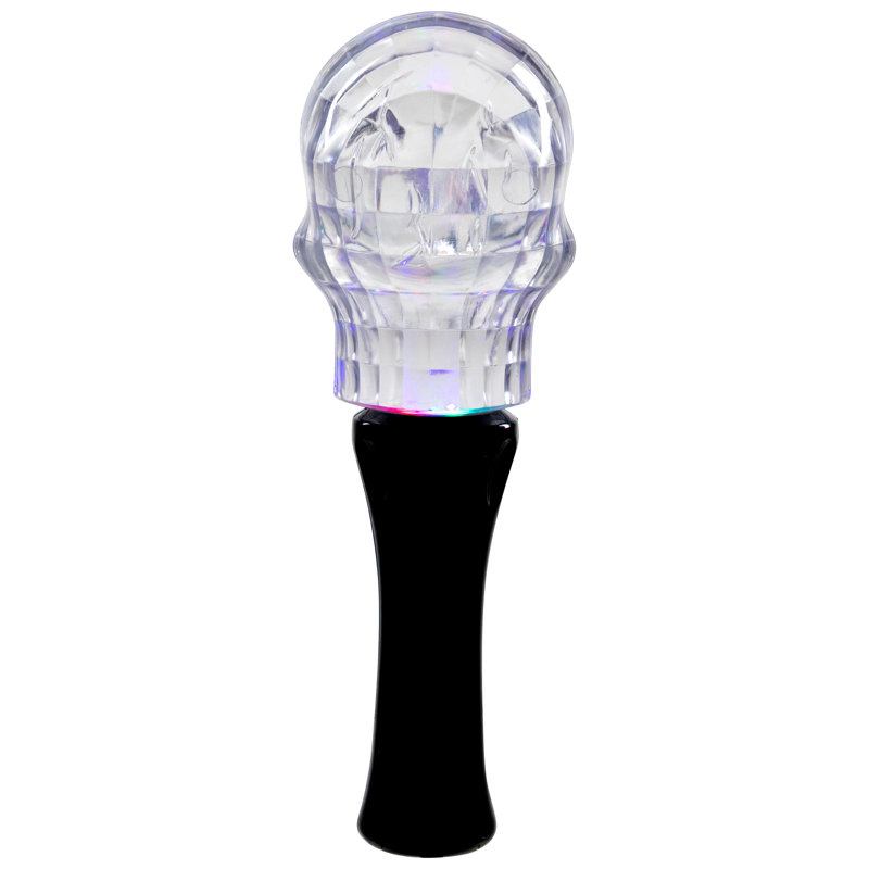 9" LED Transparent Multi-Function Halloween Skull Light