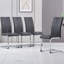 Faux Leather/Suede Upholstered Armless Dining Chair-243280536-245882855