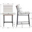 Tabouret de comptoir de 25 po Roseau-584313798