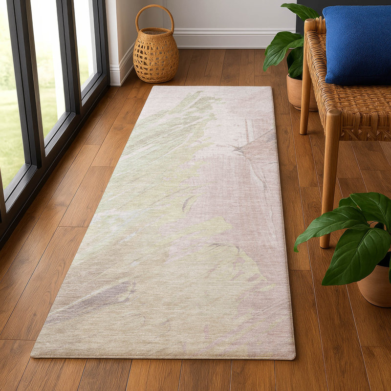 Premium Machine Washable Giacchetto AMF1843 Abstract Rug, Runner 2'3" x 7'6"