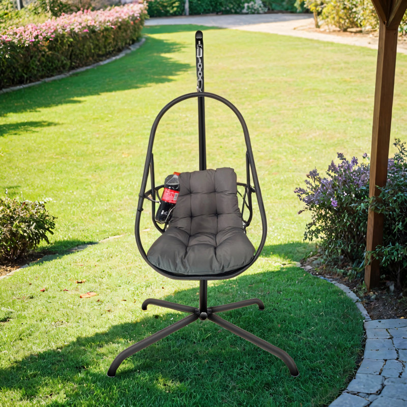 Hammock Chair With C-stand Cushion And Pillow